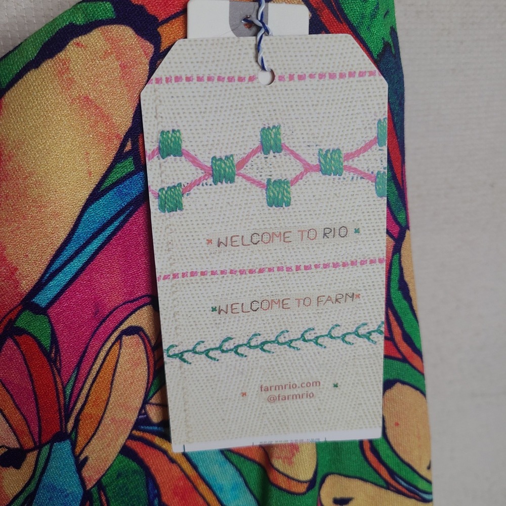 Farm Rio Anthropologie Maxi Skirt Womens Lg Tropical Floral Print Ruched Waist - Picture 4 of 9